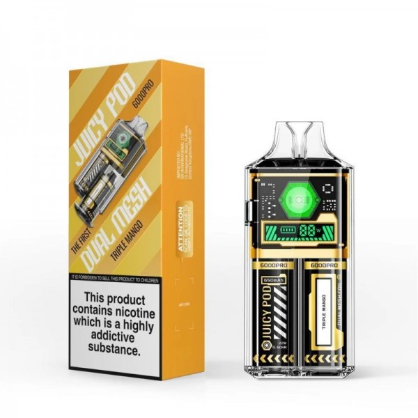 Juicy Pod Good Pro 6000 Reusable Vape Released Now