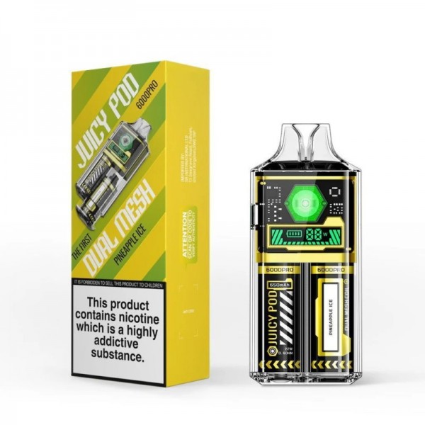 Juicy Pod Good Pro 6000 Reusable Vape Released Now