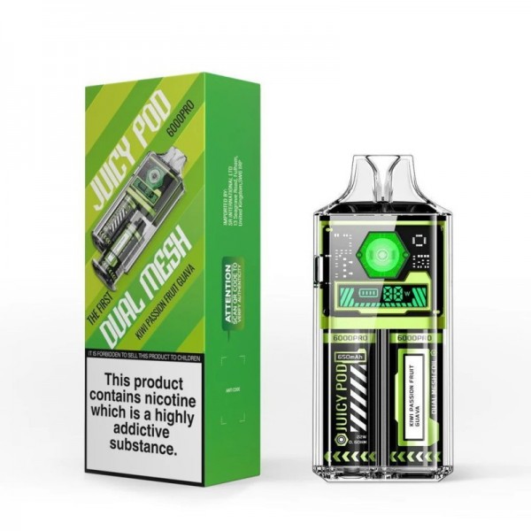 Juicy Pod Good Pro 6000 Reusable Vape Released Now