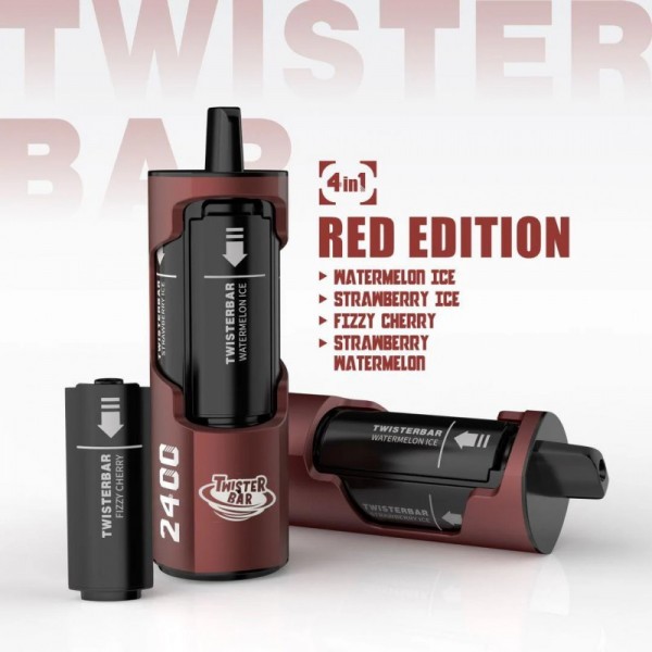 Twister Bar 2400 4 In 1 Reusable Vape (5pcs/pack)