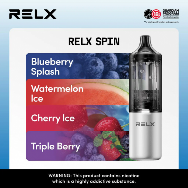 RELX Spin 4000 4 in 1 Reusable Vape