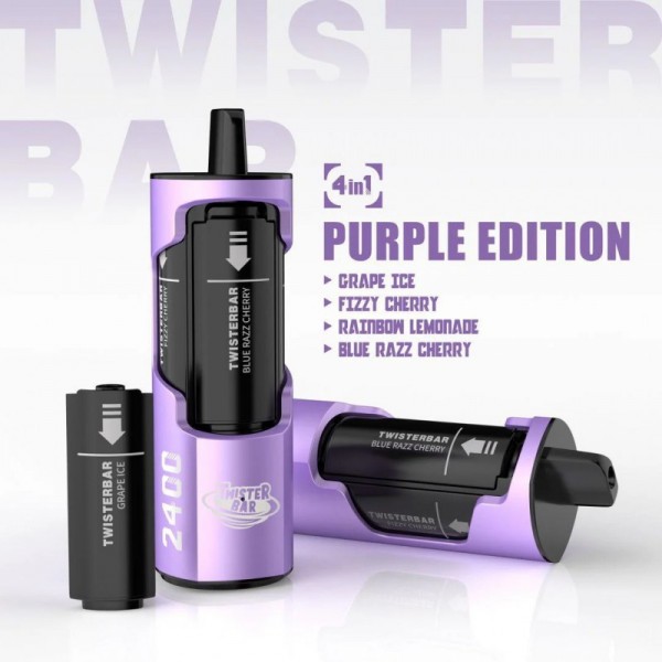 Twister Bar 2400 4 In 1 Reusable Vape (5pcs/pack)