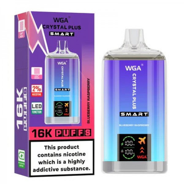 WGA Crystal Plus Smart 16000 Reusable Vape (10pcs/pack)