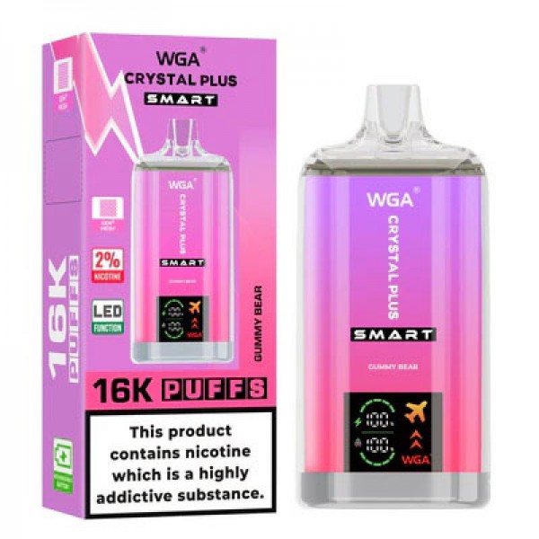 WGA Crystal Plus Smart 16000 Reusable Vape (10pcs/pack)