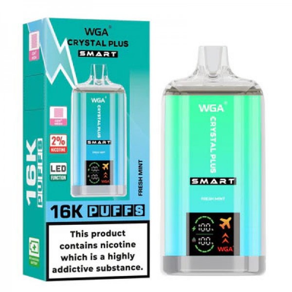 WGA Crystal Plus Smart 16000 Reusable Vape (10pcs/pack)