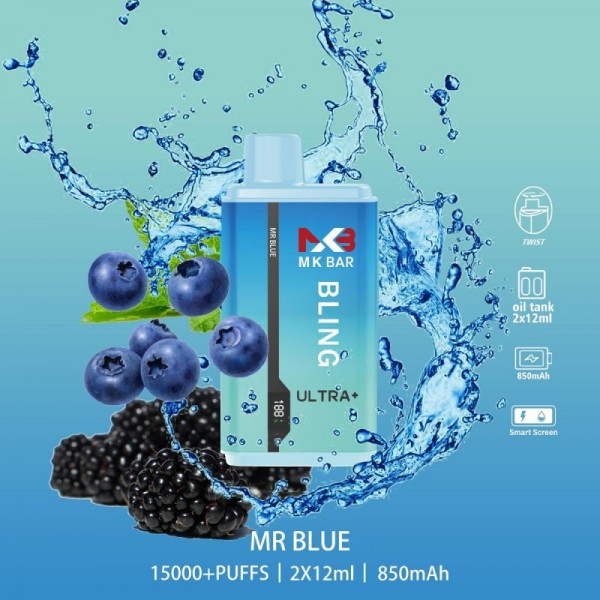 MK Bling Ultra 15000 Reusable Vape (10pcs/pack)