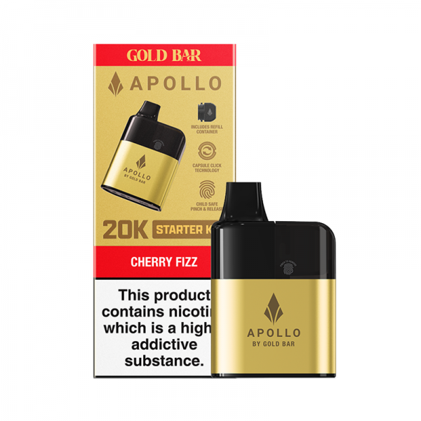 Gold Bar Apollo 20K Reusable Vape | Cheap Online
