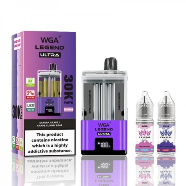 WGA Legend Ultra 30000 Reusable Vape | Dual Flavour
