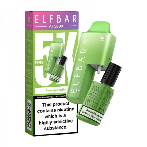 Pineapple Mojito Elf Bar AF5000 Reusable Vape 5000 Puffs