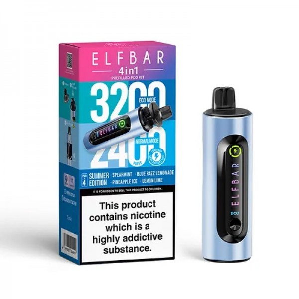 Elf Bar 4 in 1 Pod Kit | Prefilled Vape Pods