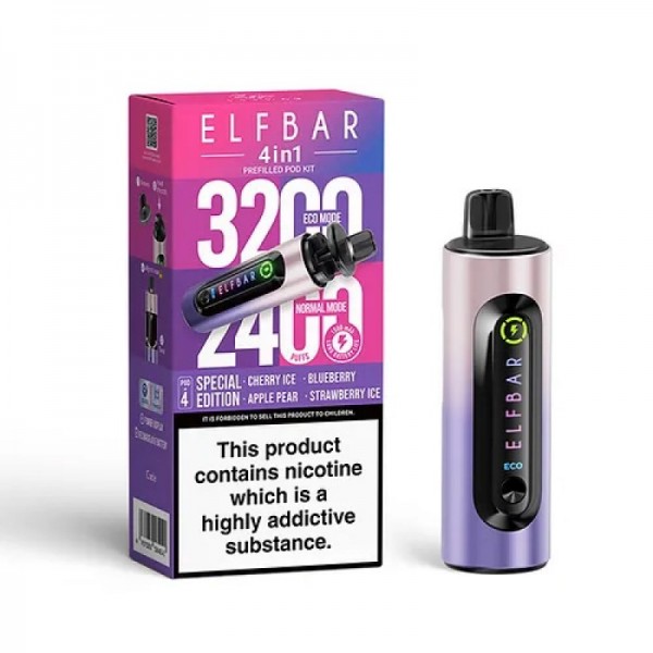 Elf Bar 4 in 1 Pod Kit | Prefilled Vape Pods