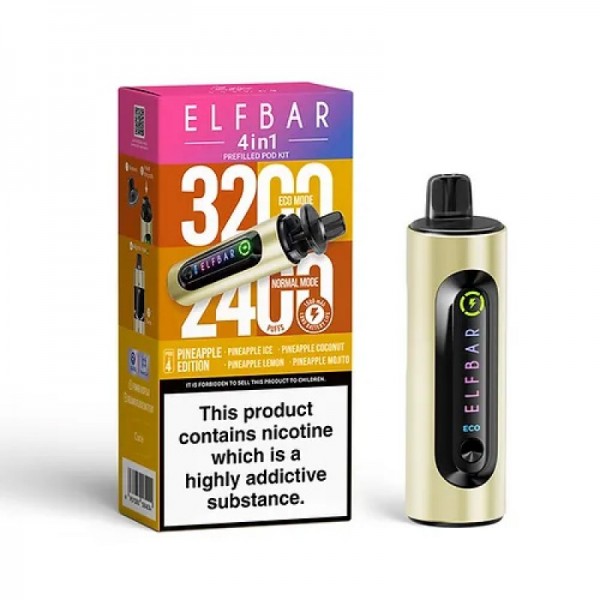 Elf Bar 4 in 1 Pod Kit | Prefilled Vape Pods