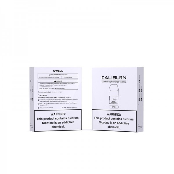 Uwell Caliburn Explorer Pod Cartridg Best Leak Proof