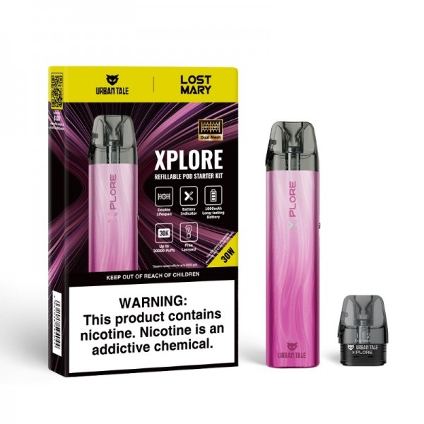 Urban Tale X Lost Mary Xplore Pod Kit 1000mAh 30W Released