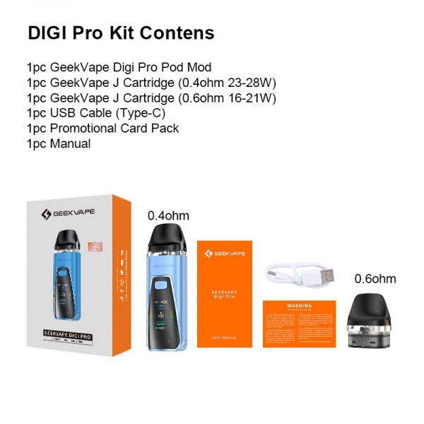 Geekvape Digi Pro / Digi Pro R Pod Kit 40W | New Released