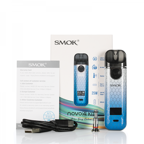 SMOK Novo 4 Kit UK Sale 25W Pod Vape Kit Price
