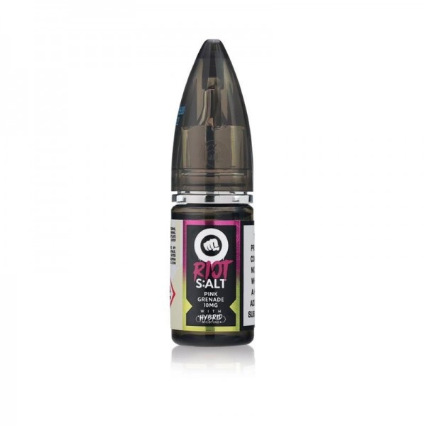 Riot Squad Nicotine Salt Pink Grenade E-Liquid 10ml