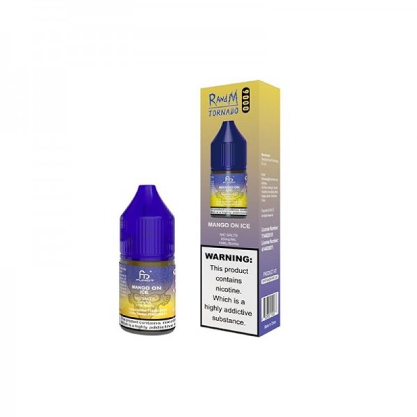 R and M 9000 Tornado Nicotine Salt E-liquid 10ml