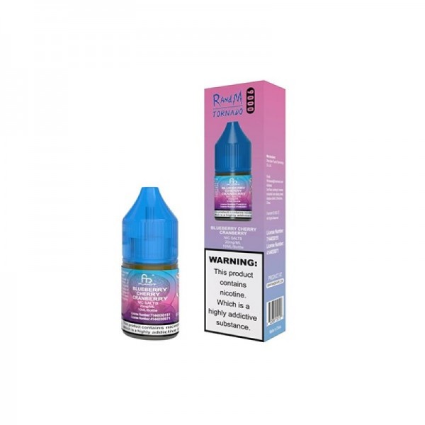 R and M 9000 Tornado Nicotine Salt E-liquid 10ml