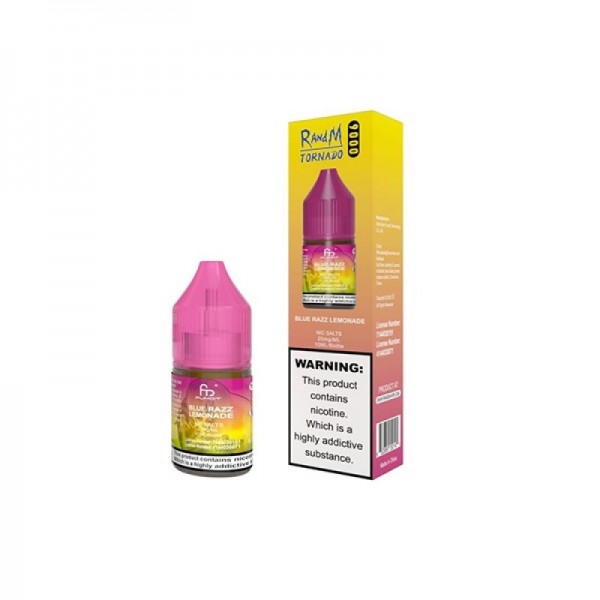 R and M 9000 Tornado Nicotine Salt E-liquid 10ml