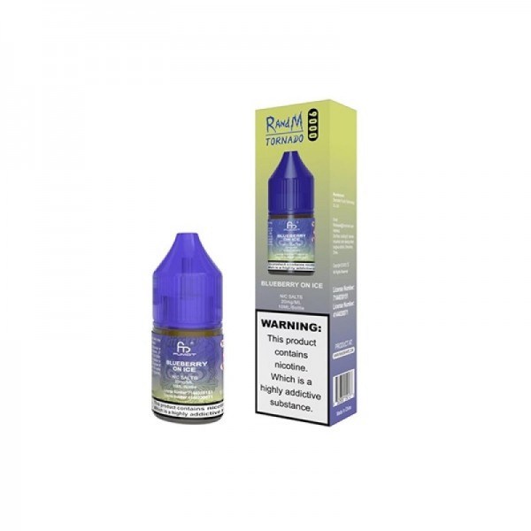 R and M 9000 Tornado Nicotine Salt E-liquid 10ml