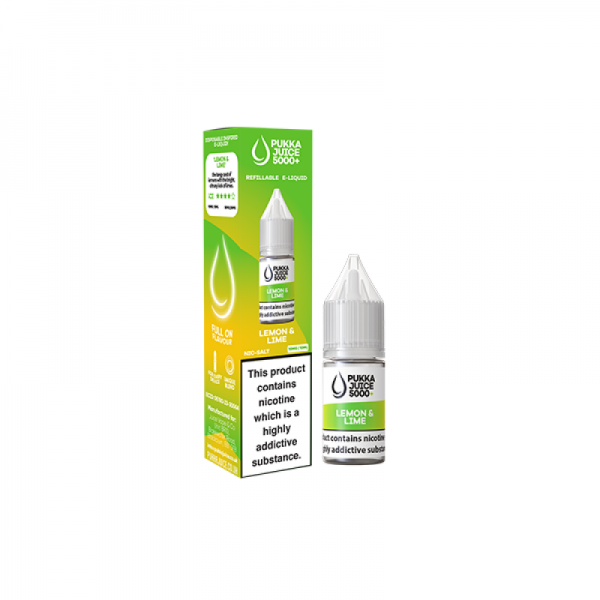 Pukka Juice 5000+ Nicotine Salt E-liquid 10ml
