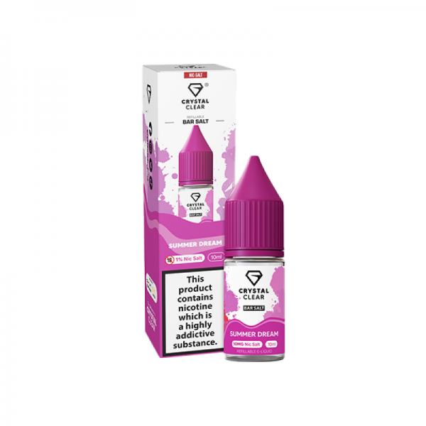 Crystal Clear Nicotine Salt E-liquid 10ml