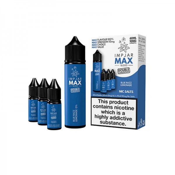 Imp Jar Max 60ml Longfill E-liquid Includes 3x 20mg Nic Salts