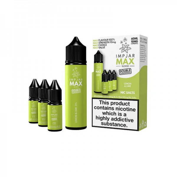 Imp Jar Max 60ml Longfill E-liquid Includes 3x 20mg Nic Salts
