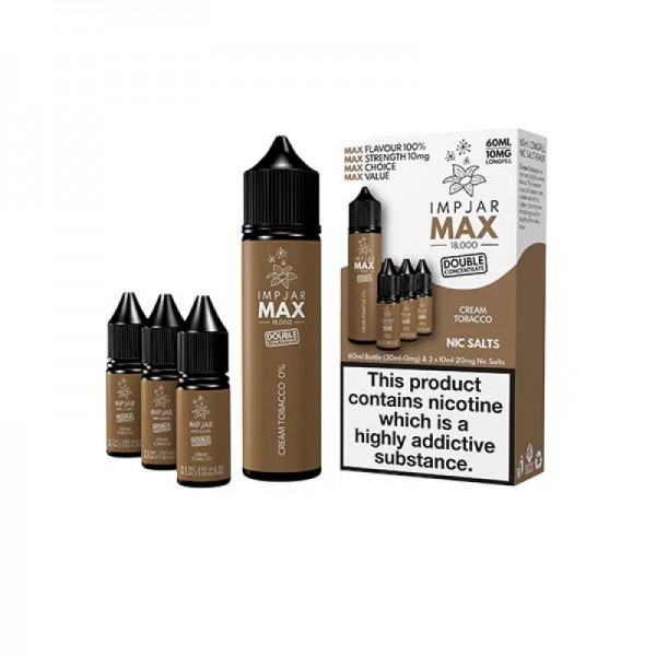 Imp Jar Max 60ml Longfill E-liquid Includes 3x 20mg Nic Salts