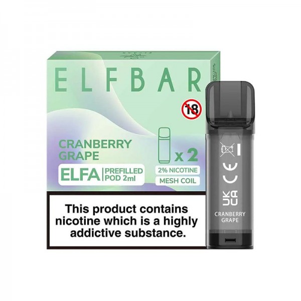 Elf Bar Elfa Pre-filled Pod Cartridge 2ml