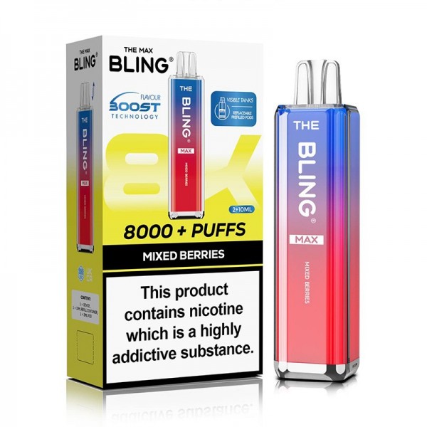 The Crystal Bling Max 8000 Prefilled Kit