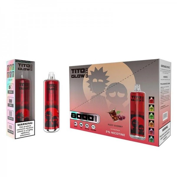 TITO Glow Reusable Vape 8000 Puffs UK Sale Online