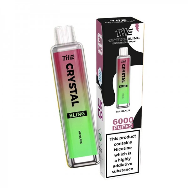 The Crystal Bling Vape 6000 Puffs Glamorous Vaping