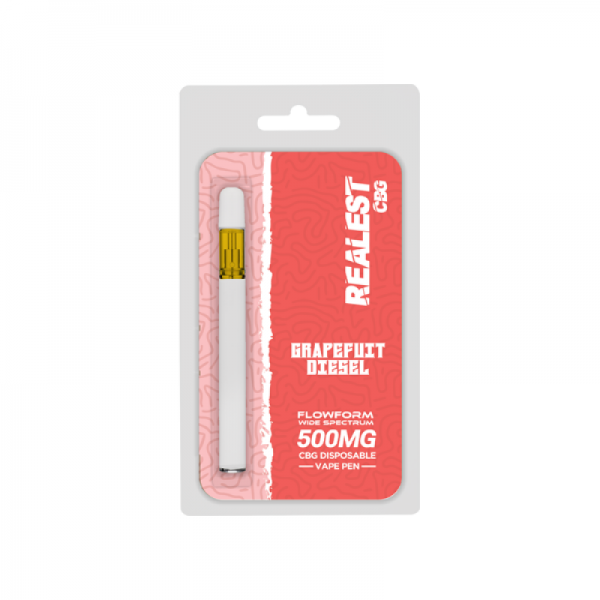 Realest CBG Flowform Wide Spectrum CBG Disposable