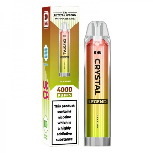 Crystal Legend 4000 Puffs Reusable Vape Cheap Now