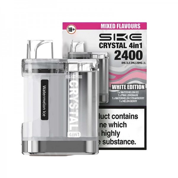 SKE Crystal 2400 4 in 1 Reusable Vape 2400 Puffs Only