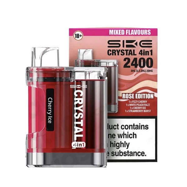 SKE Crystal 2400 4 in 1 Reusable Vape 2400 Puffs Only