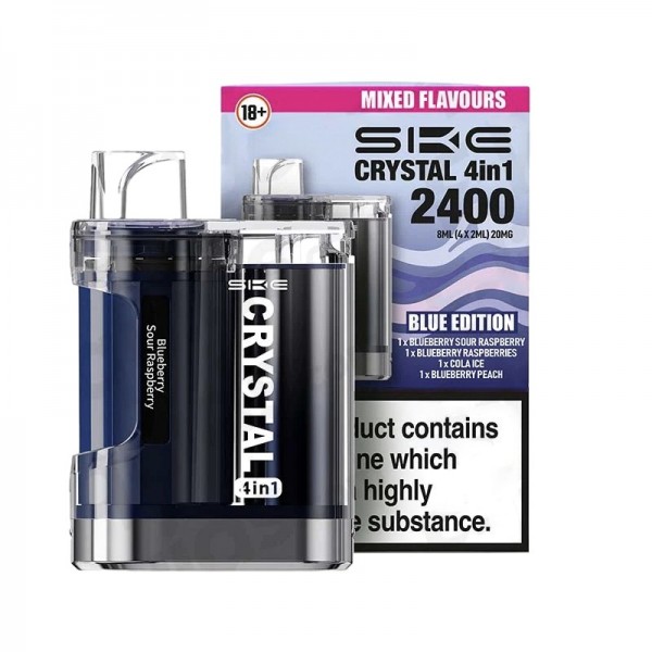 SKE Crystal 2400 4 in 1 Reusable Vape 2400 Puffs Only