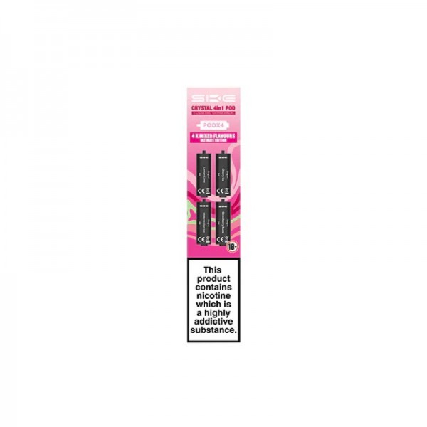 SKE Crystal 4 in 1 2400 Replacement Prefilled Pod (4pcs/pack)