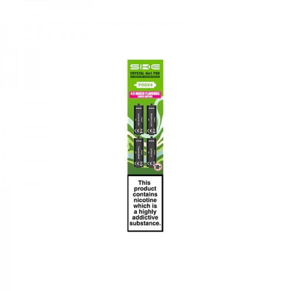 SKE Crystal 4 in 1 2400 Replacement Prefilled Pod (4pcs/pack)