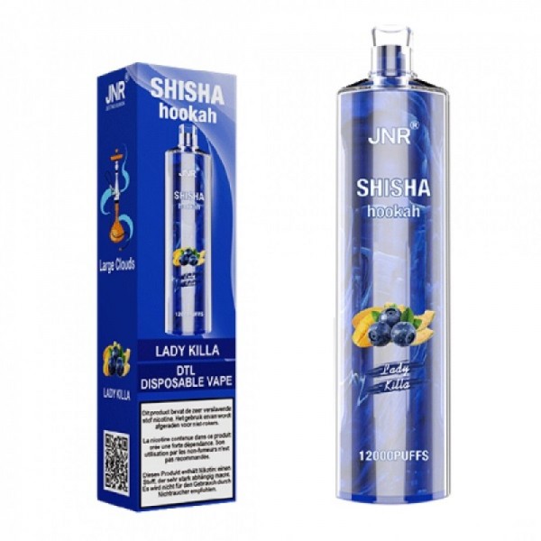 JNR Shisha Hookah 12k Reusable Vape (10pcs/pack)