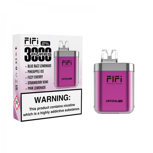 FLFI Crystal 5 in 1 Reusable Vape 3000 Puffs