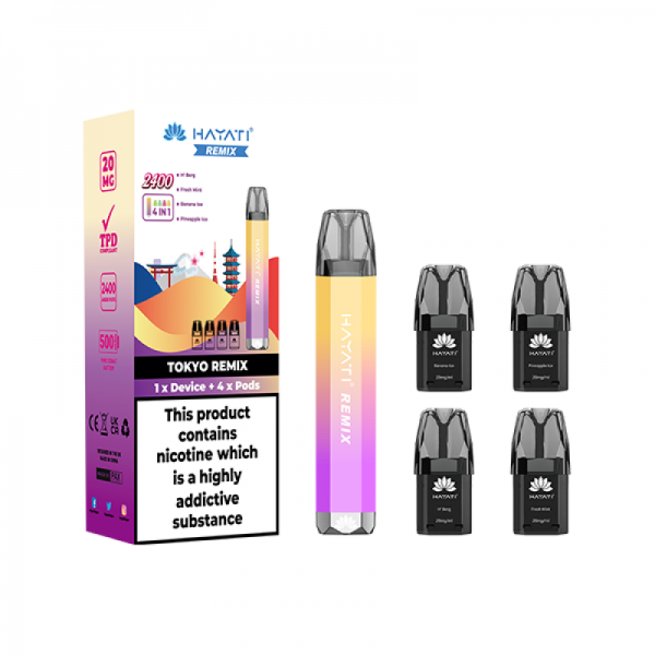 Hayati Remix 2400 4 in 1 Reusable Vape