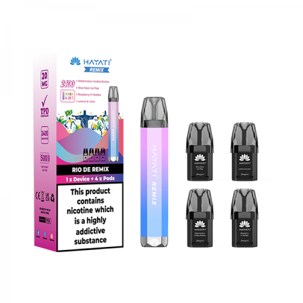 Hayati Remix 2400 4 in 1 Reusable Vape
