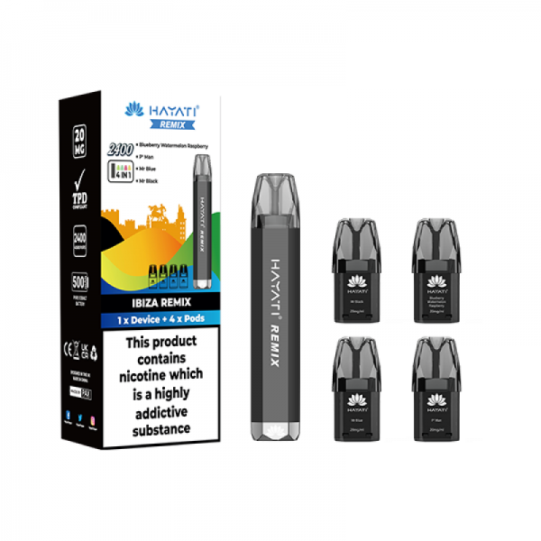 Hayati Remix 2400 4 in 1 Reusable Vape