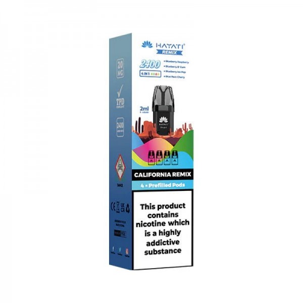 Hayati Remix 2400 Replacement Prefilled Pod (4pcs/pack)