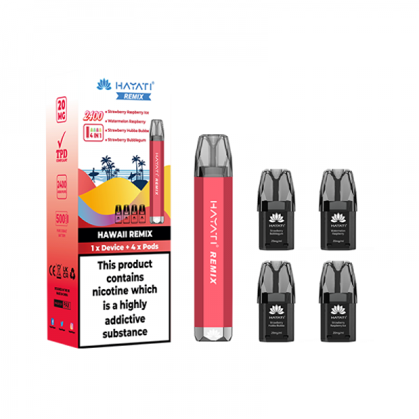 Hayati Remix 2400 4 in 1 Reusable Vape