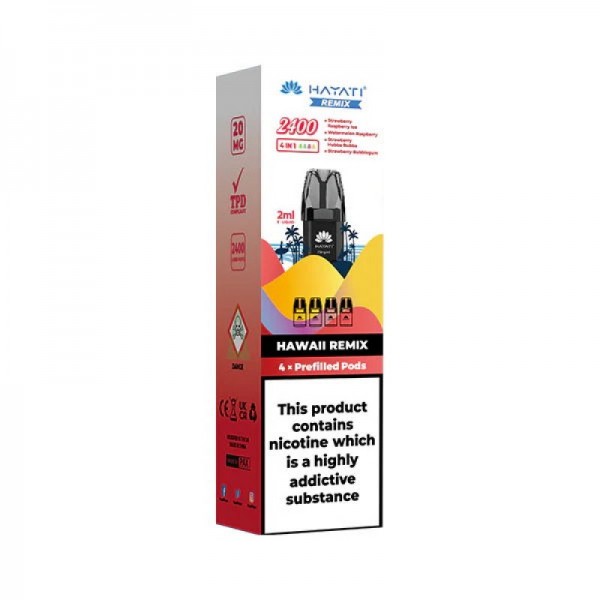 Hayati Remix 2400 Replacement Prefilled Pod (4pcs/pack)