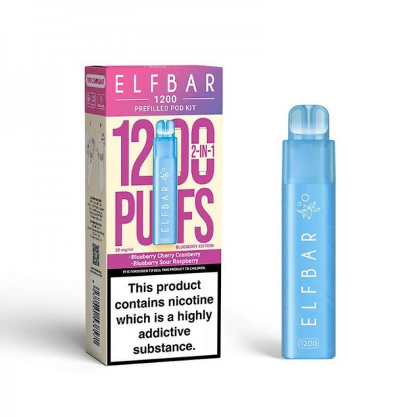 Elf Bar 1200 Prefilled Pod Kit Best Flavours UK Sale